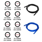 Бесплатная доставка, силиконовый вакуумный шланг длиной 2 м, силиконовый шланг, универсальные автозапчасти черного цвета 346810121416 мм