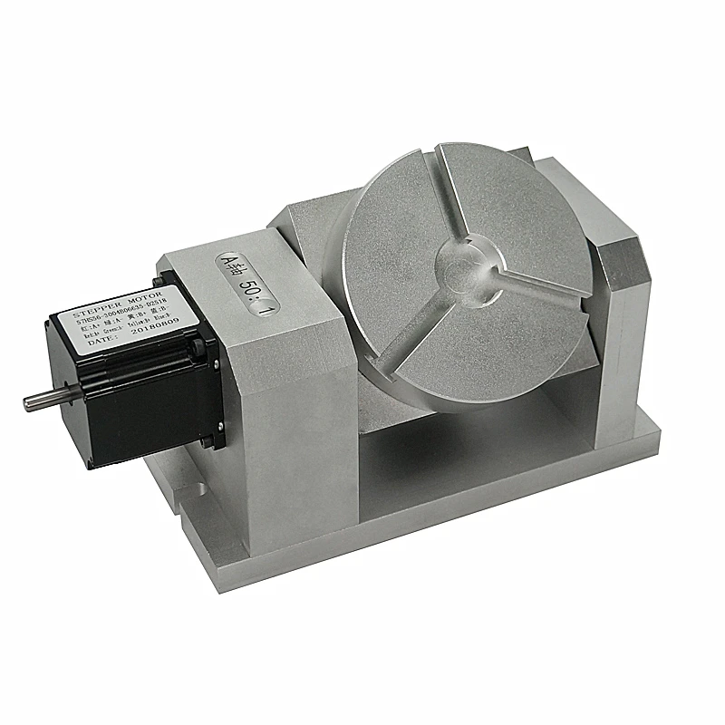 50:1 CNC Dividing Head Rotary Axis 100:1 Harmonic Gearbox 4th 5th for Router | Инструменты
