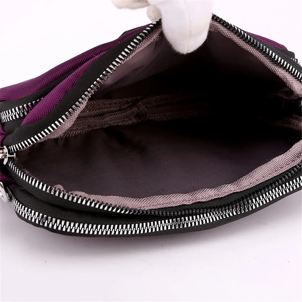 

Fashionable High Quality Nylon Cloth Crossbody Bags for 2021 New 3-in-1 Solid Color Messenger Shoulder Handbags for Ladies