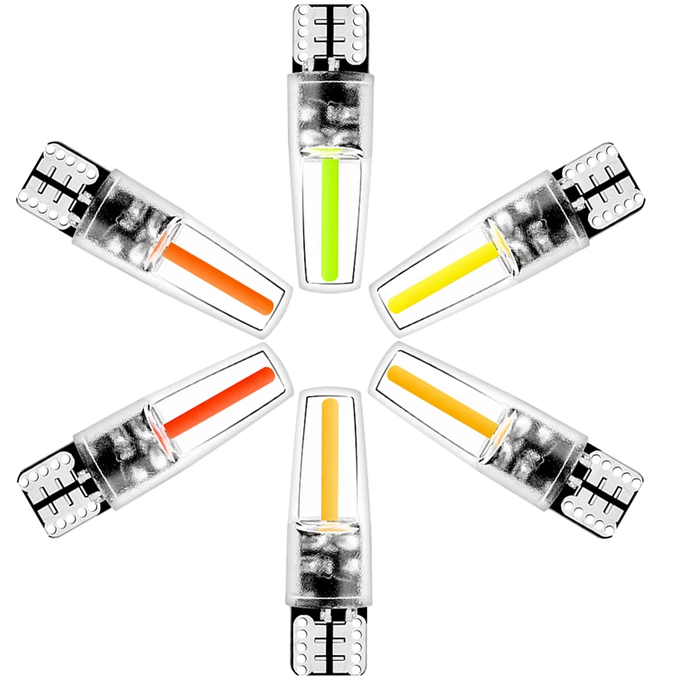 1 шт. новые W5W led T10 накаливания cob 360 градусов Автомобильный светильник
