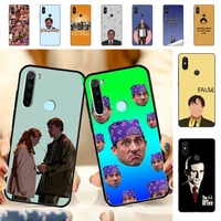 yndfcnb the office tv show what she said phone case for redmi note 8 7 9 4 6 pro max t x 5a 3 10 lite pro