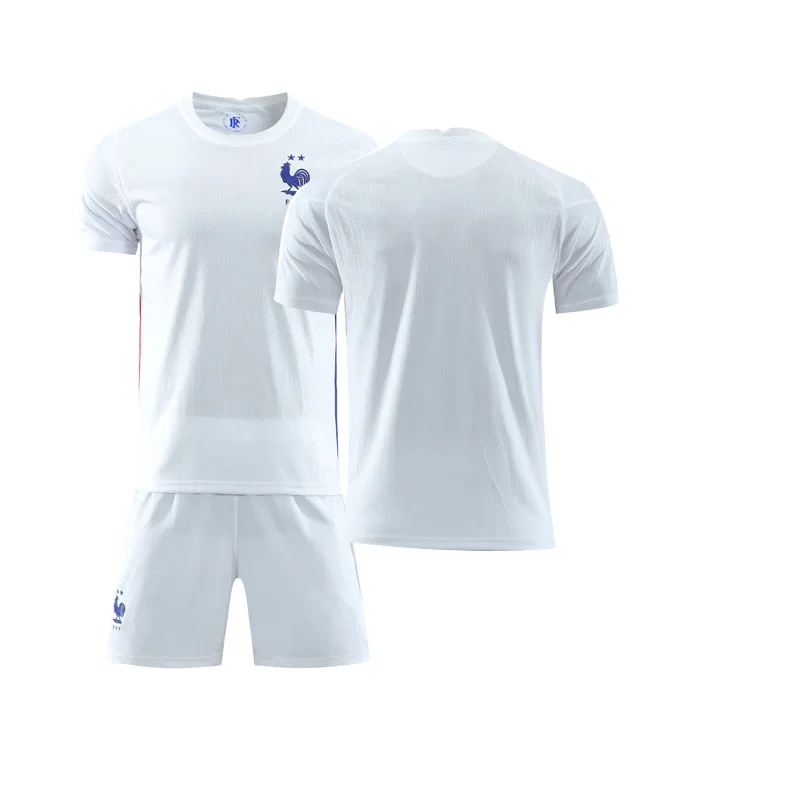 

2021 summer new football suit outdoor sports running suit hot sale football suit two piece suit for adults and children