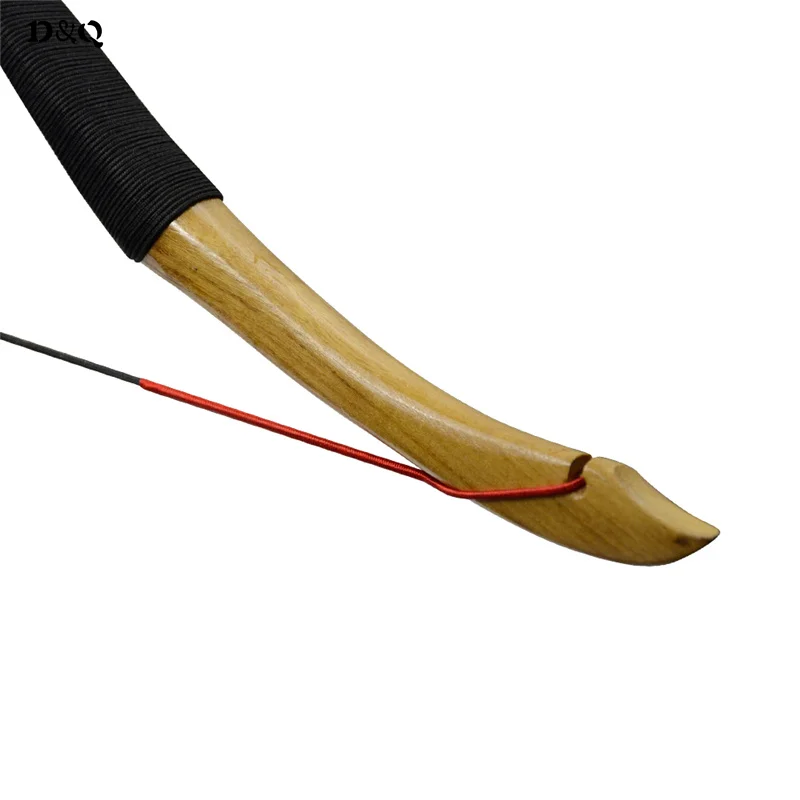

Handmade Traditional Wooden Long Bow Archery Recurve Bow For Adult Shooting Accessories For Hunting