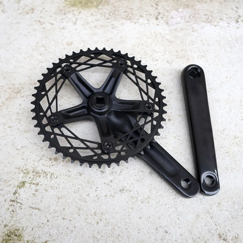 Трек fixie велосипед Crankset 49T BCD144 biciclet Алюминиевый одиночный скоростной трек