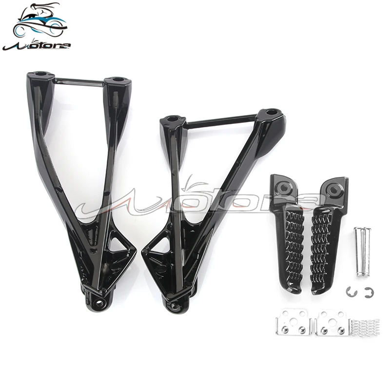 Задние подножки подножка кронштейн педали для KAWASAKI ZX6R ZX-6R 2005-2008 05 06 07 08 ZX636 2005-2006