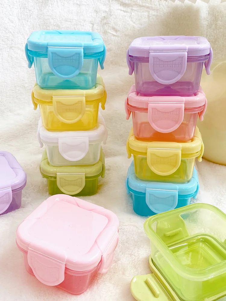 

Macaron Mini Storage Box with Lid Girls Heart Stationery Organizer Cute Desktop Organizer Sundries Jewelry Box with Snap Cover