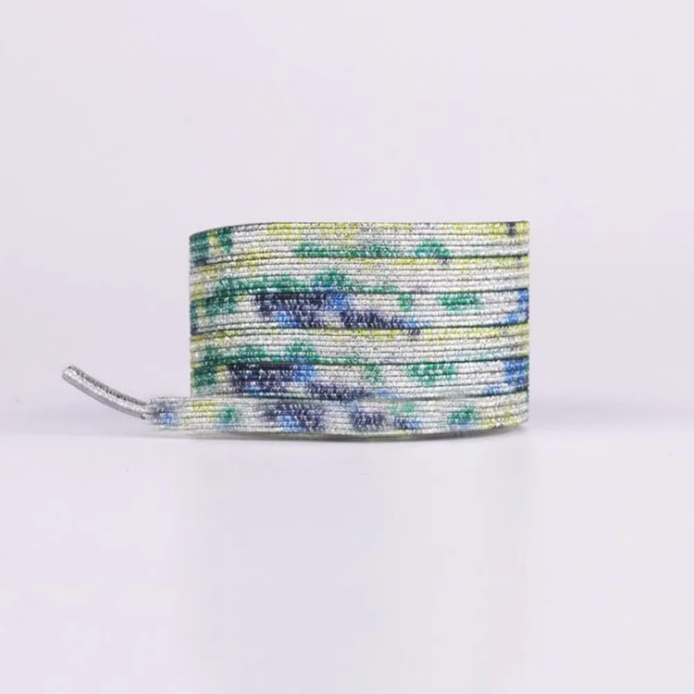 Blue Green Новинка, магнитные шнурки, эластичный фиксирующий башмак, кружева, креативные, быстро не завязываются, шнурки для детей и взрослых, шнурки для кроссовок унисекс - Цвет: Blue Green