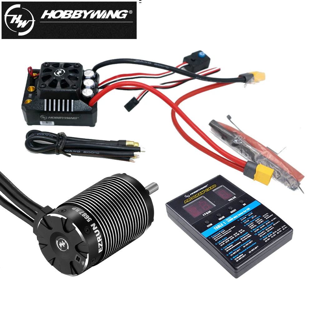Щеточный электронный регулятор скорости HobbyWing EZRUN SL 4985 1650KV/5687 1100KV 4 х полюсной