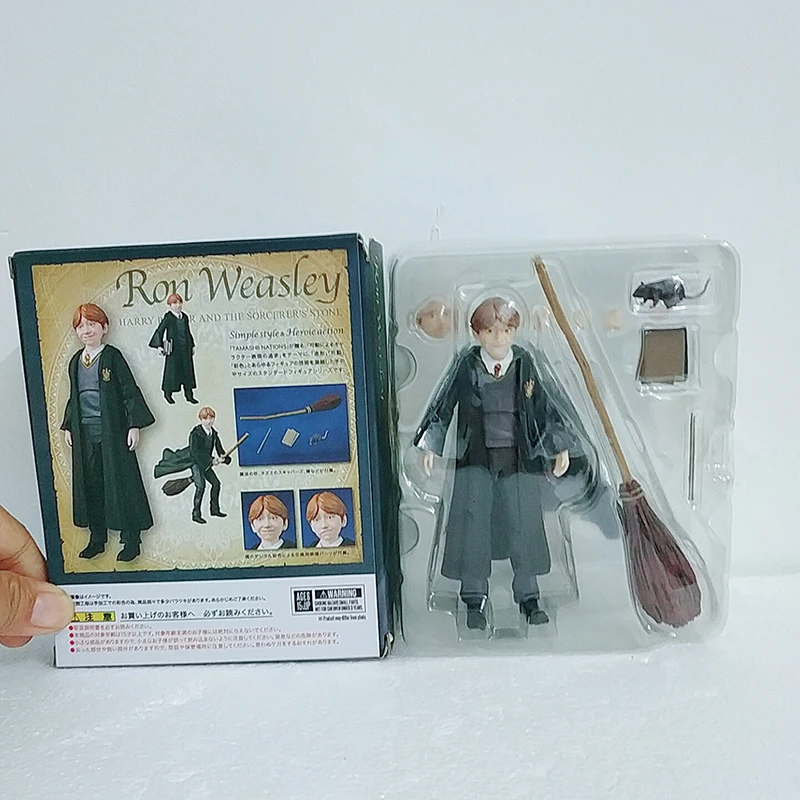 12 см SHF Potter Гермиона Грейнджер Уизли Рон фигурка модель игрушки кукла для подарка