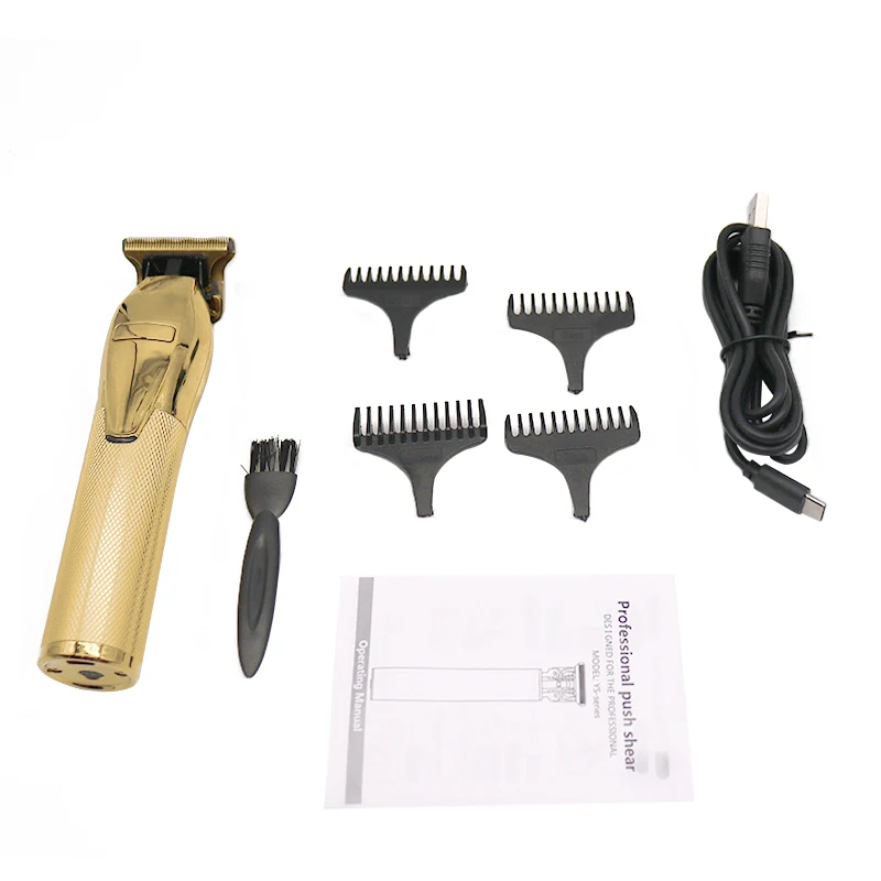 

Professional cordless barber shop hair clipper powerful electric hair cutter men USB rechargeable hair cutting machine T-blade