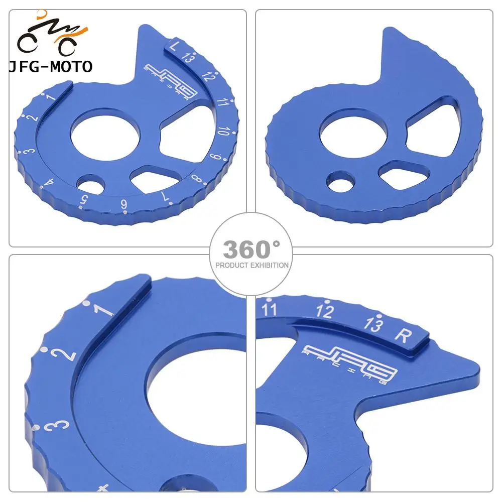 Алюминиевый Регулятор цепи для мотоцикла CNC 2 шт. YAMAHA TTR250 DT200R WR200R WR250 WR250Z WR500Z TTR DT WR