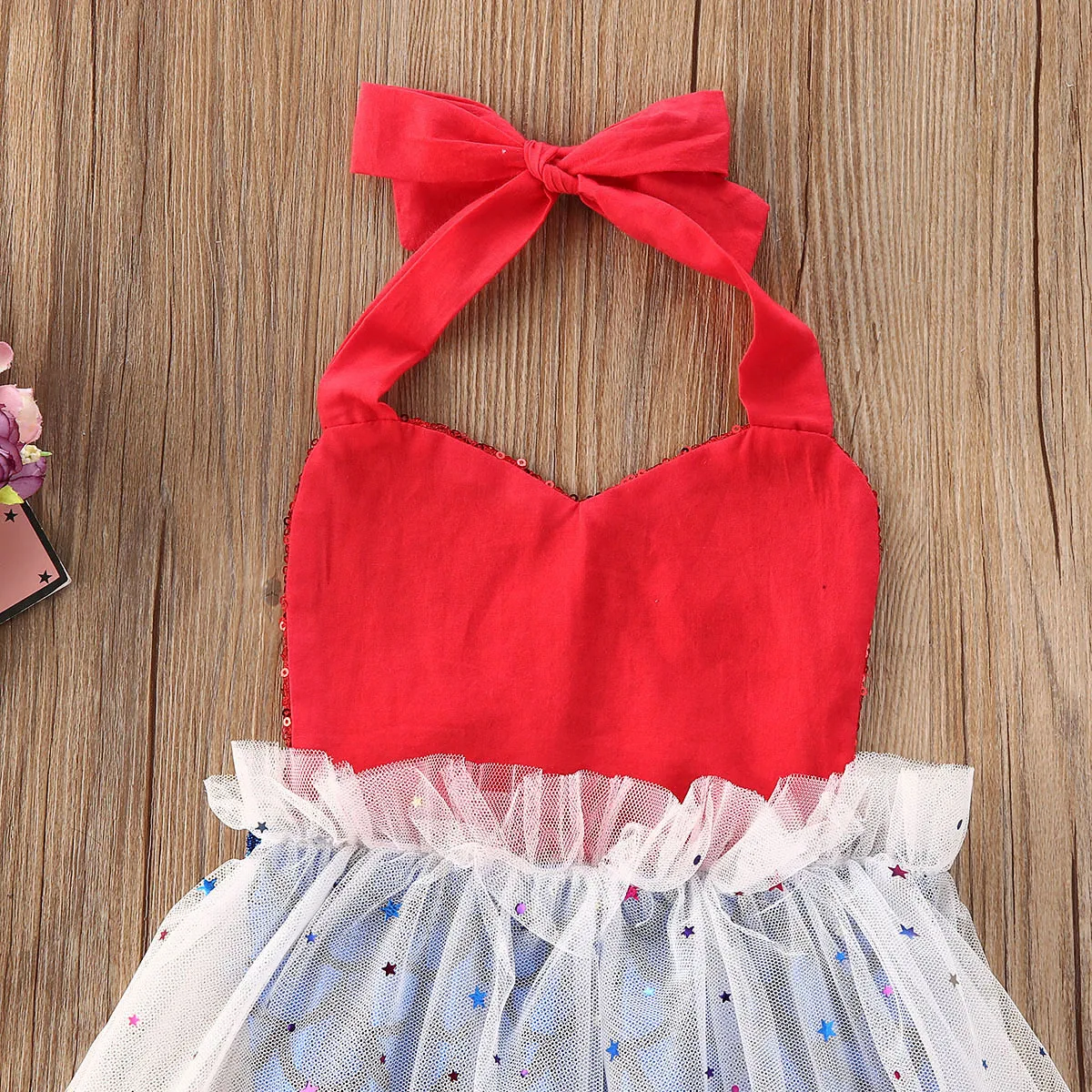 Детский сетчатый комбинезон со звездами и блестками для новорожденных девочек |