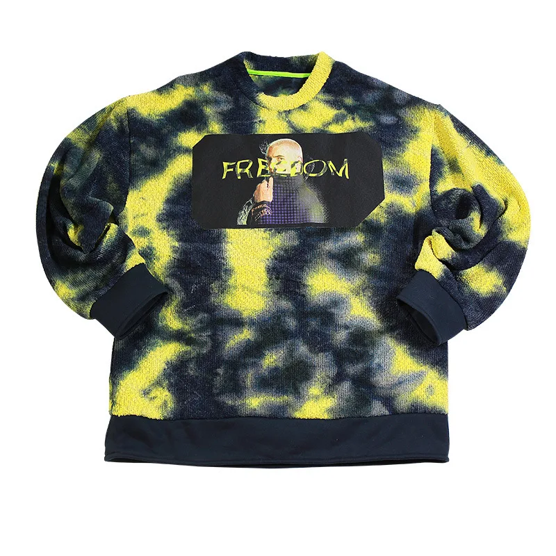 

SOUL OF TIGER 2020 New Spring Korean Fashion Designer Men Loose Hoodies Male Printed Vintage Sweatshirts Punk Streetwear Clothes
