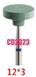 CD2323 1 шт. Стоматологическая лаборатория керамика алмазный камень шлифовальные станки циркония полный porcelian коронки полировщик быстрая полировка идеальный эффект - Цвет: CD2323