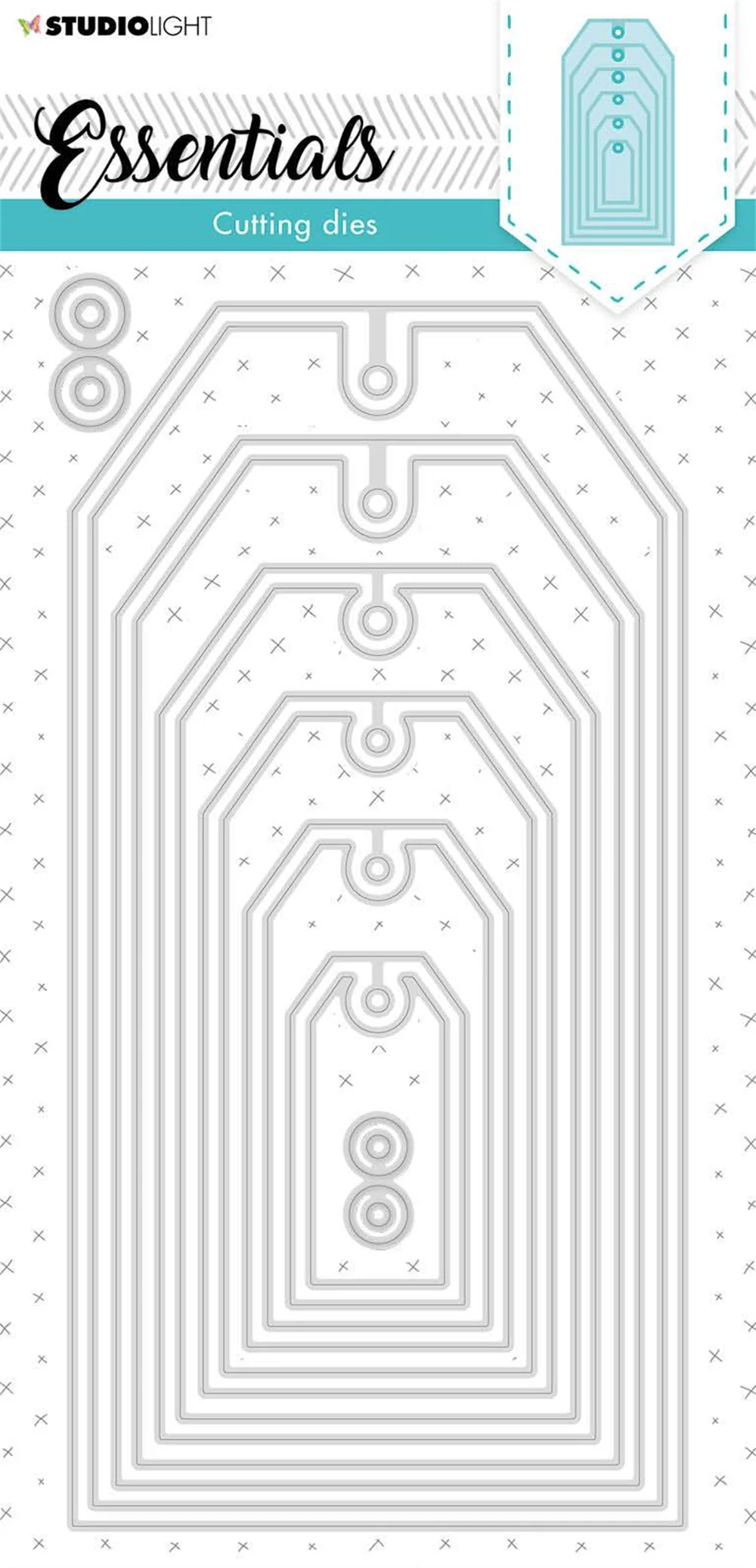 

SL Classic Tag Essentials Metal Cutting Dies Scrapbook Diary Decoration Embossing Template Diy Greeting Card 2021 Arrival New