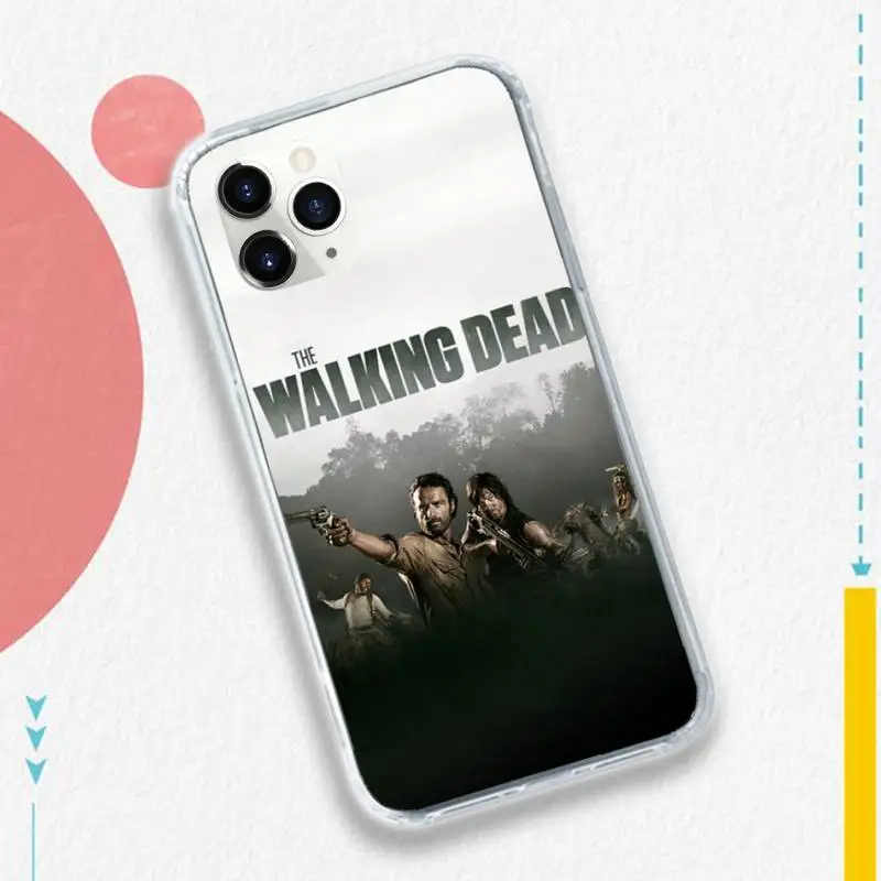 

American TV show the walking dead Phone Case for iPhone 11 12 pro XS MAX 8 7 6 6S Plus X 5S SE 2020 XR
