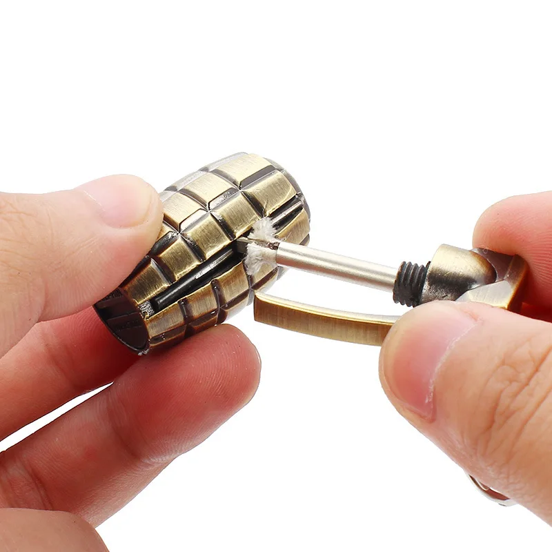 Grenade Permanent Matches компактная Зажигалка водонепроницаемый брелок кремневый стартер