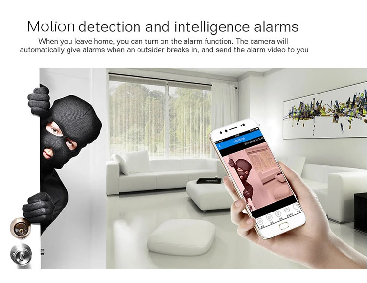 JPT новый стиль умный дом безопасности беспроводная мини камера ясное ночное