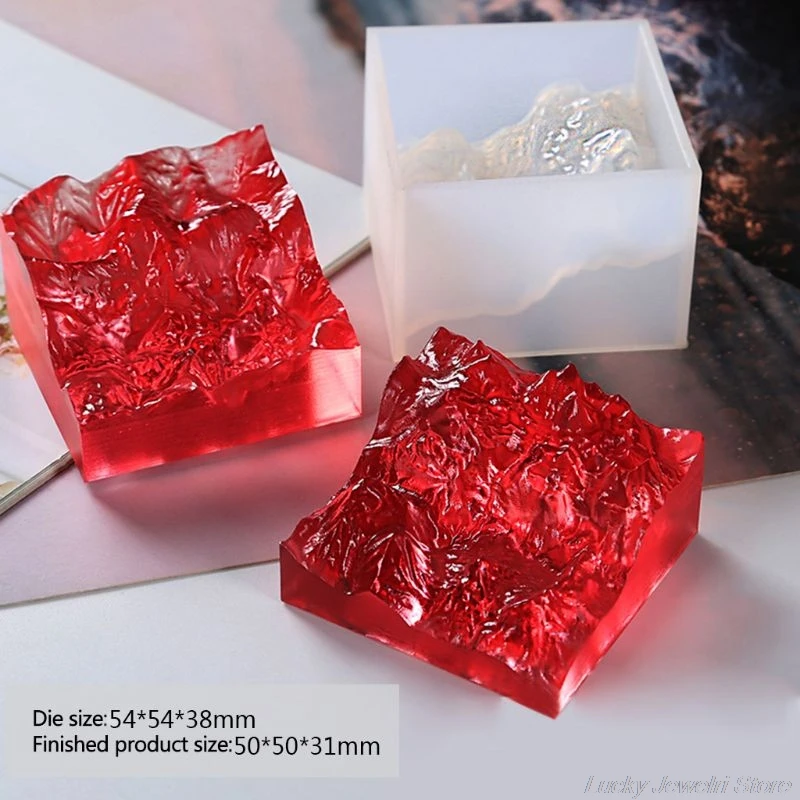 

Dual-use Double Sided Symmetry DIY Crystal Epoxy Mold Broken Imitation Mountain Peak Silicone Molds J19 21 Dropshipping