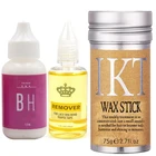 Водостойкий крем для волос, воск для волос, водостойкий клей для наращивания волос, 30 мл, 1,3 унций38 мл + 75 г