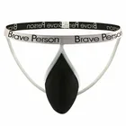 Новинка, мужское нижнее белье BRAVE PERSON, сексуальные трусы-брифы, джоки с мешочком для геев, мужские хлопковые трусы-стринги, трусы 2021