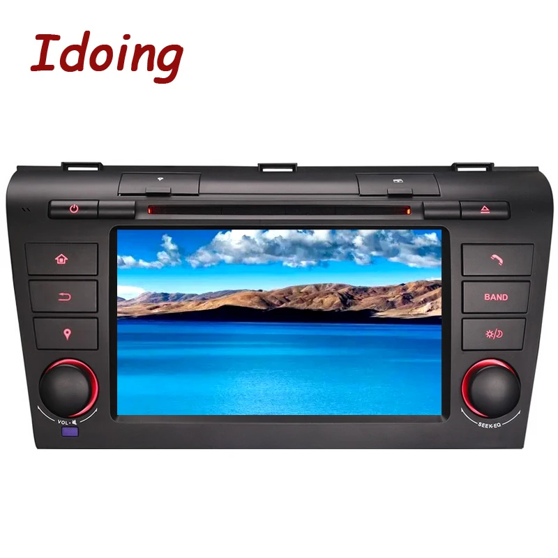 Idoing 2Din Android7.1 для Mazda3 автомобильный DVD мультимедийный видео плеер быстрая
