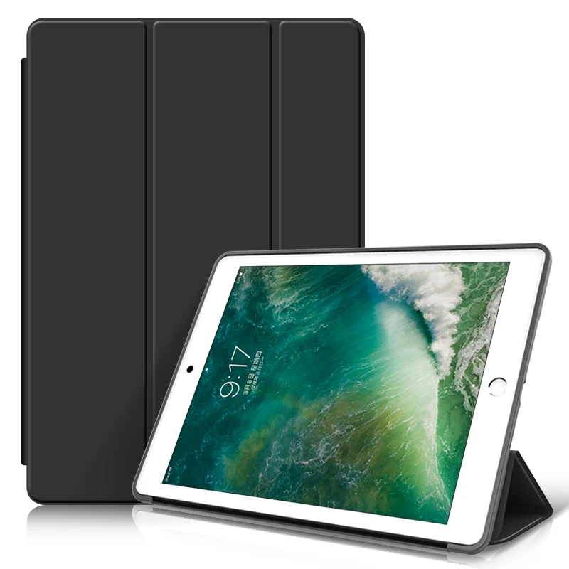 Чехол для iPad 9 7 2018 2017 планшет Funda 5th Gen Магнитная подставка силиконовый мягкий