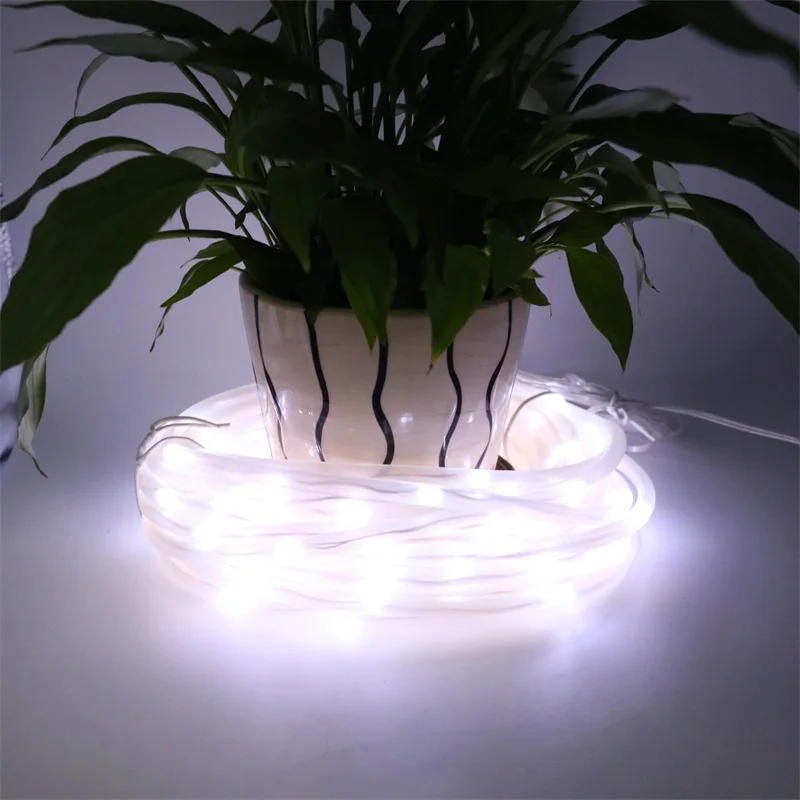 SZYOUMY Soft Tube Copper Wire Led Solar String Light Waterproof 7M 50 leds Flexible Outdoor Garden Street Decoration | Освещение