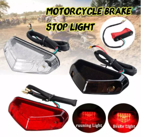 Задние светодиодные фонари для мотоцикла 12 В светодиодов |