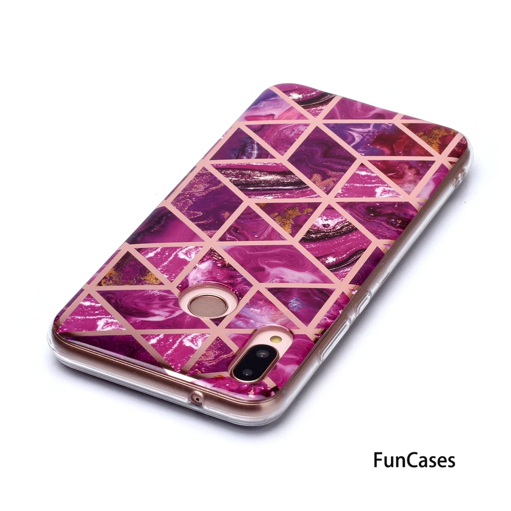 Чехлы для телефонов Huawei P20 Carcaso черные золотые Мягкие силиконовые чехлы Чехол Ascend