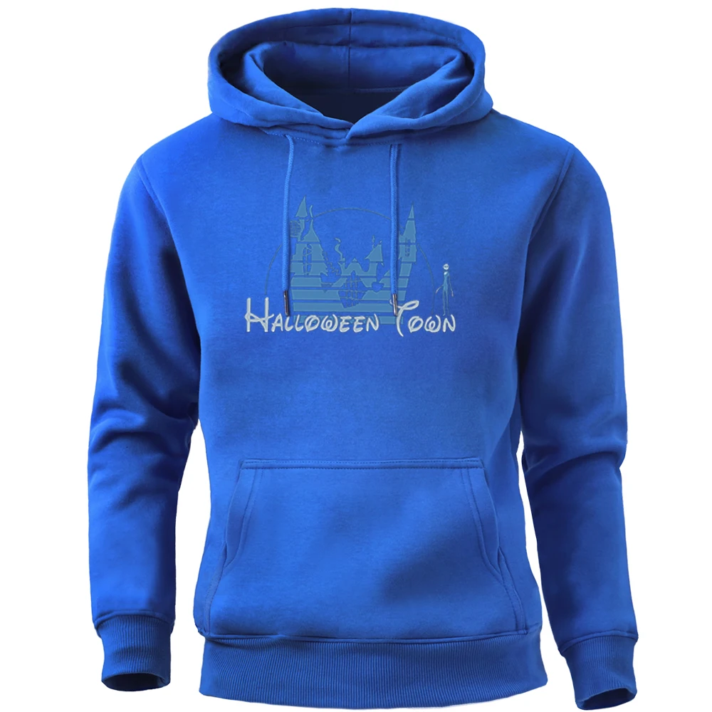 

Horrior Movie Jack Holloween Town Hoodies Sweatshirt Men's Crewneck Tracksuit Fleece Pullover Streetwear Autumn Winter Tops Men