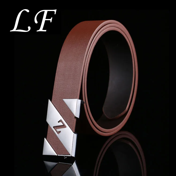 Модный ремень Дикий Пояс личность модная с принтом из букв Z гладкая