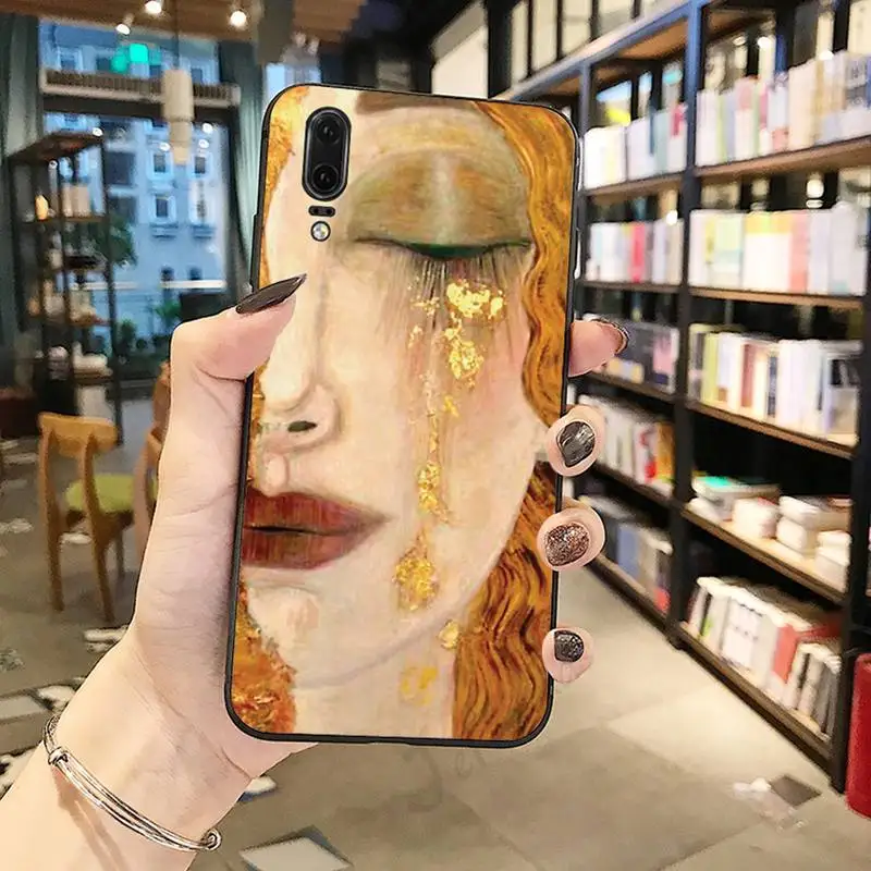 

Kiss by Gustav Gustav Klimt kiss Phone Case For Huawei honor Mate P 10 20 30 40 Pro 10i 9 10 20 8 x Lite
