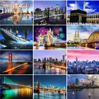 GATYZTORY алмазная живопись, морская мозаика, искусство 5D, алмазная вышивка, красочный пейзаж, полный квадрат, круглая дрель, украшения для дома