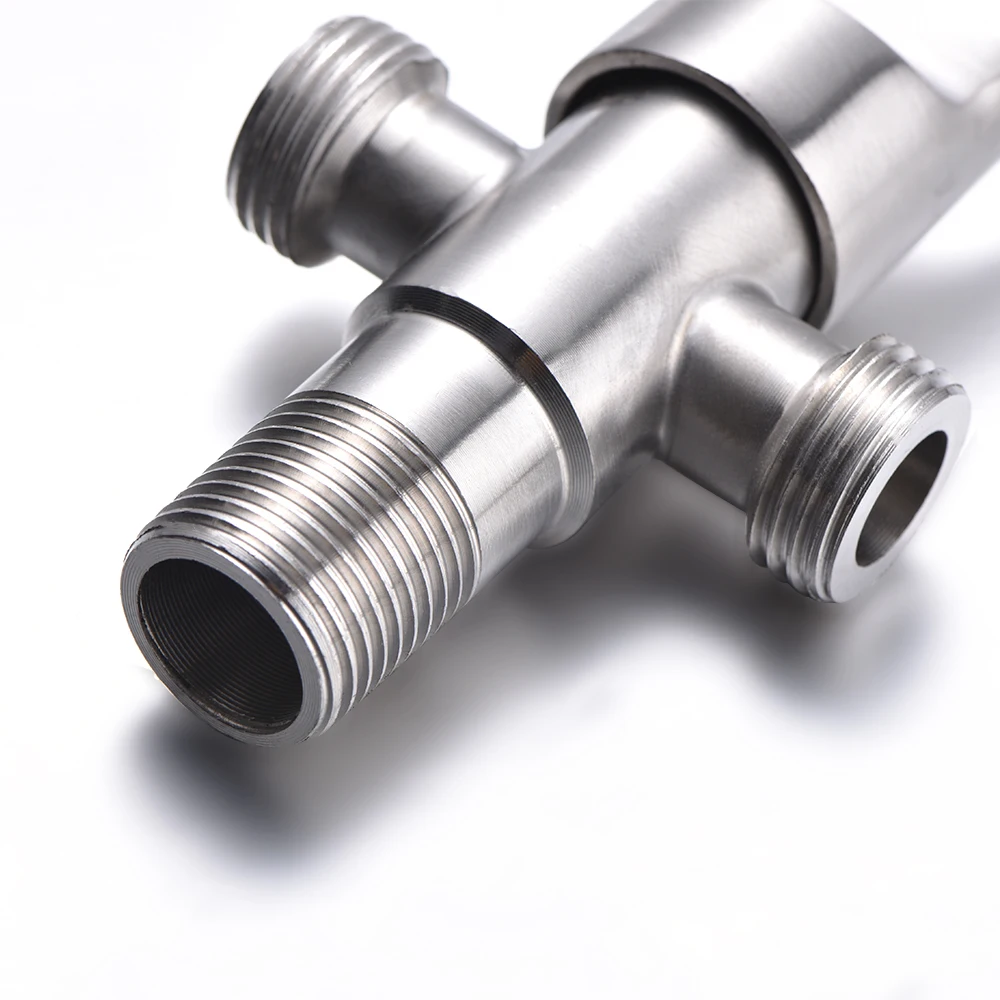 Многофункциональные Т-образные клапаны из нержавеющей стали с держателем