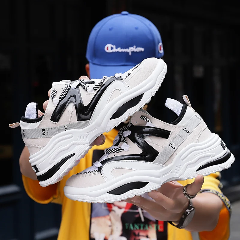 Мужская повседневная обувь из дышащего сетчатого материала удобная модная