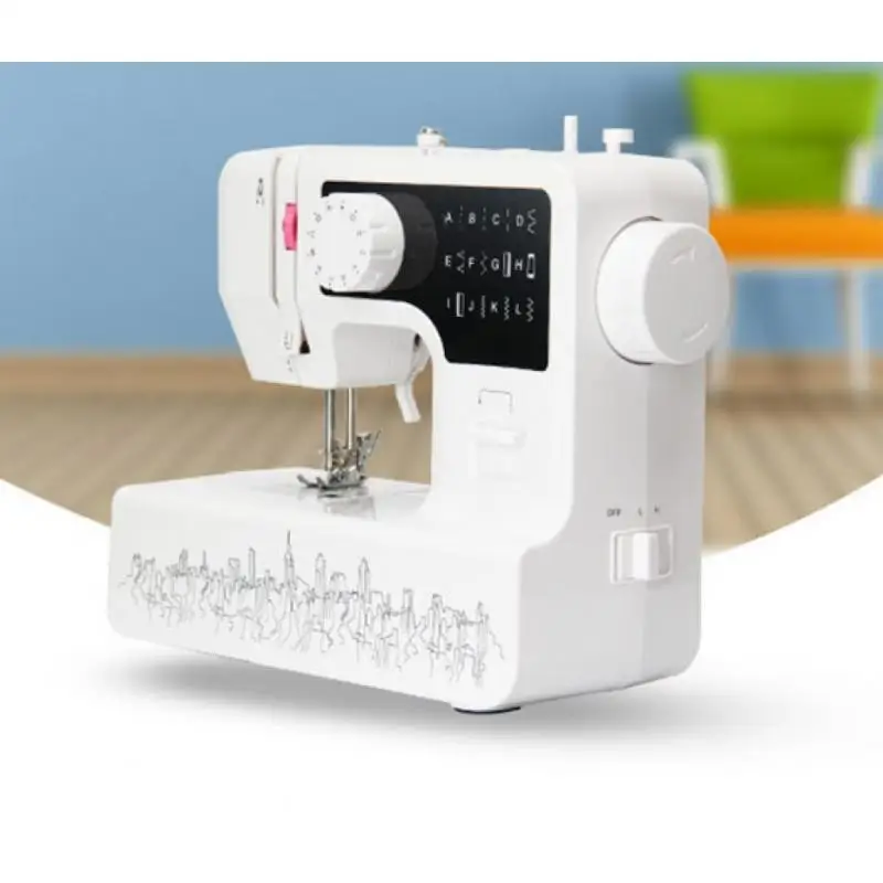 

2020Electric Mini Sewing Machine For Home Hand Machine To Sew Lock Stitch Adjustment With Light Handheld Portable Sewing Machine