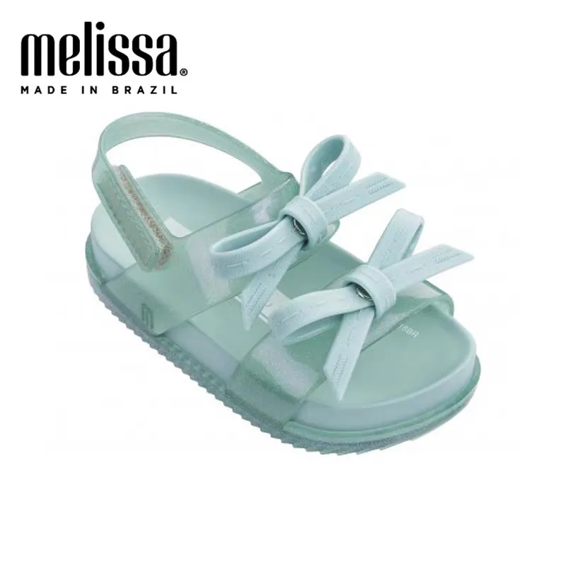 Мини Мелисса пляжные Сандалии-шлепанцы для девочек и мальчиков желе Обувь