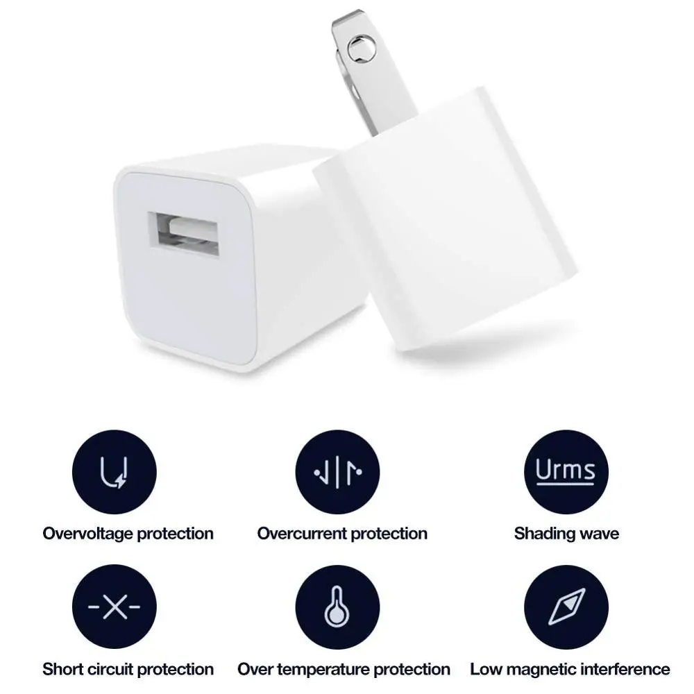 10 шт MFi Сертифицированный телефон зарядное устройство USB настенный адаптер Блок