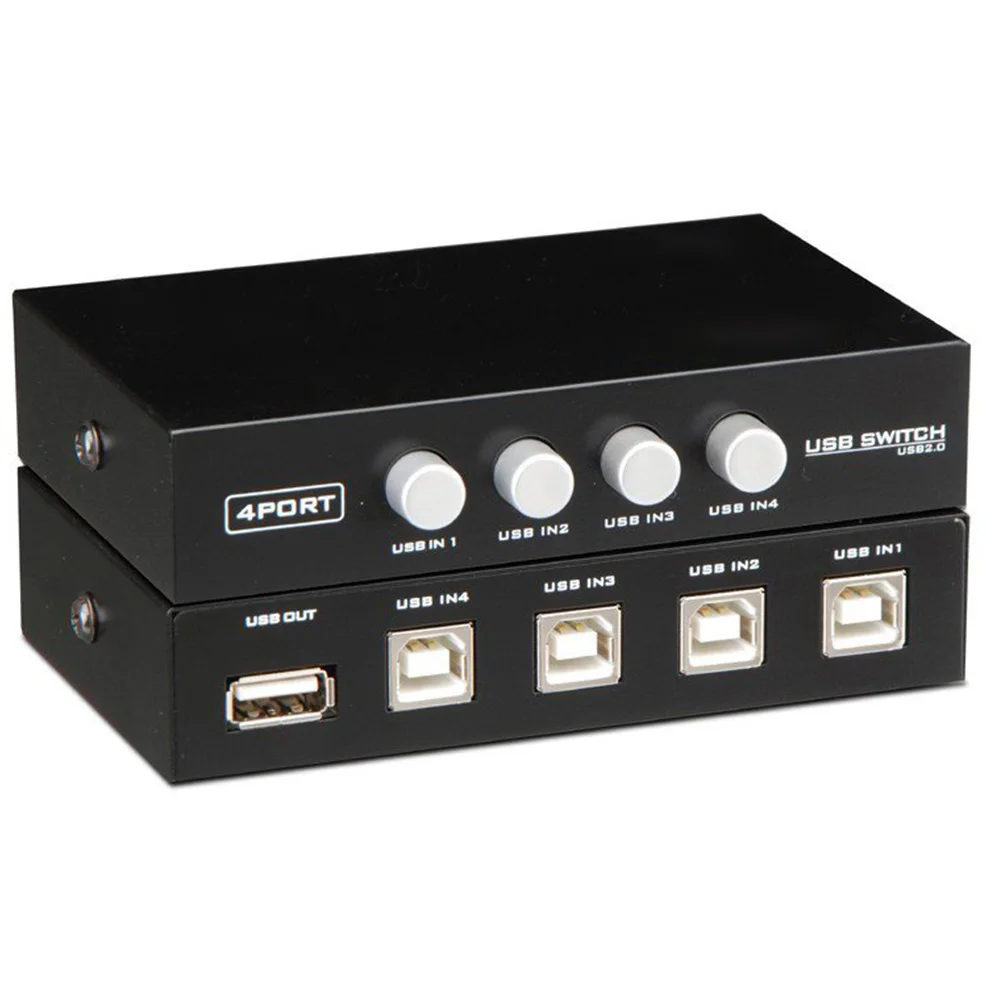 4 порта Запасная часть прочные инструменты Руководство дома одна кнопка USB2.0