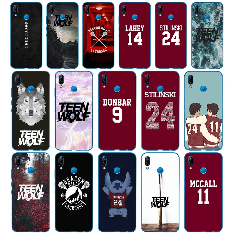 Teen Wolf Stilinski 24 McCALL 11 LAHEY 14 DUNBAR 9 чехол для Huawei P9 P10 P20 P30 Lite mate 10 20 PRO lite p smart 2019|Бамперы| |