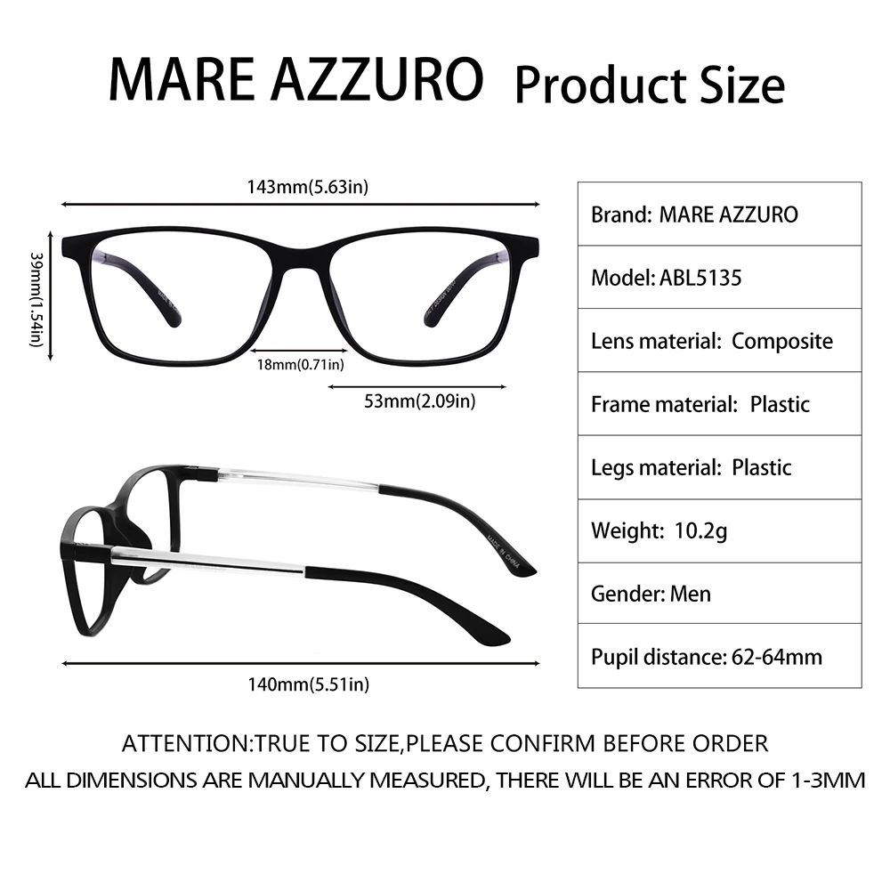 

Blue Light Reading Glasses Men Anti Glare Computer Glasses Magnifier Fashion Eyeglasses Frames For Farsightedness Presbyopic +2