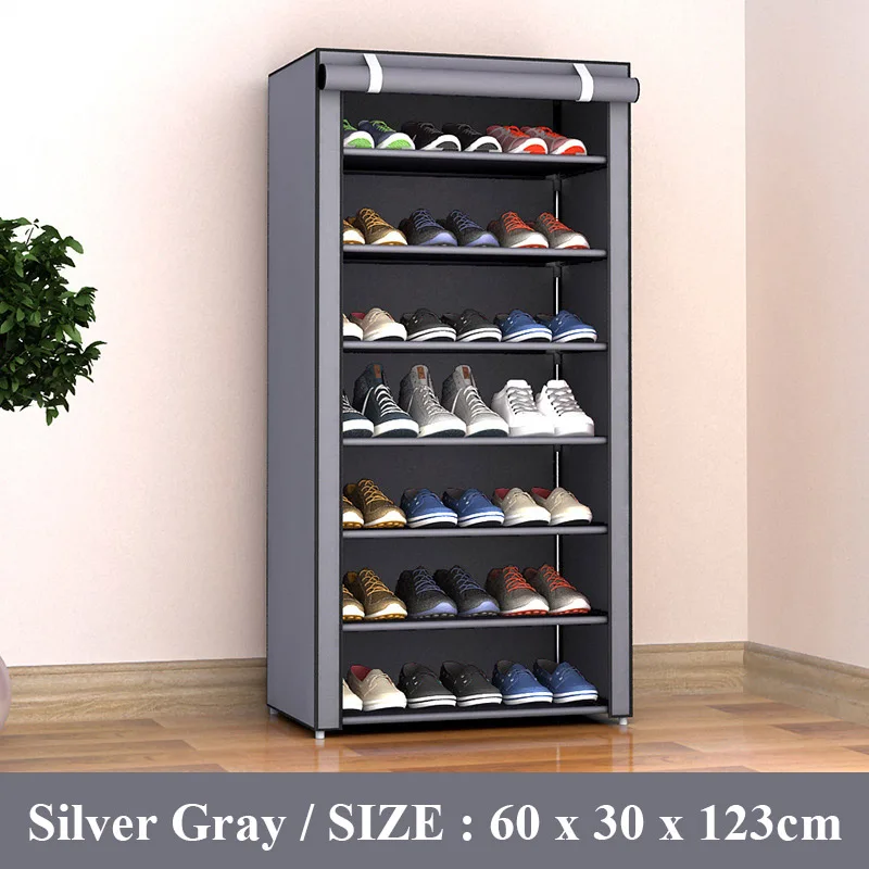 

Actionclub 7 Layers 10 Layers Shoes Storage Cabinet DIY Assembly Shoe Shelf Dustproof Moistureproof Large Capacity Shoe Rack