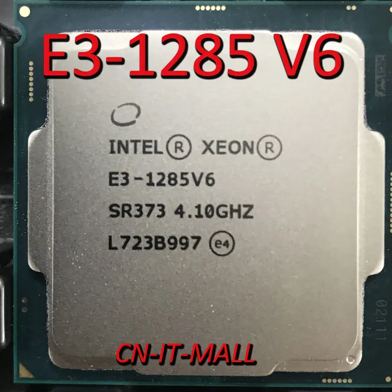 Процессор Intel Xeon E3 1285 V6 4 1 ГГц 8 м ядра потоков LGA1151 процессор|Компьютерные кабели и
