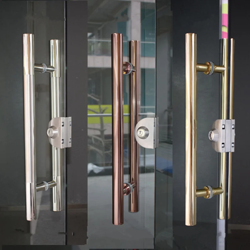 

High-grade Stainless Steel Glass Door Handle Diameter 38mm Brushed/Polishing Bathroom Shower/wooden Door Armrest Glass Hardware