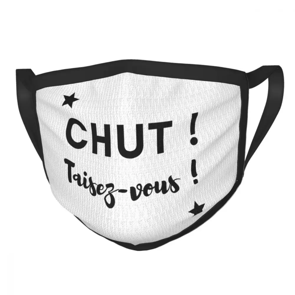 

Hush Shut Up Professor Didier Raoult Non-Disposable Face Mask Anti Haze Mask Protection Mask Respirator Mouth Muffle