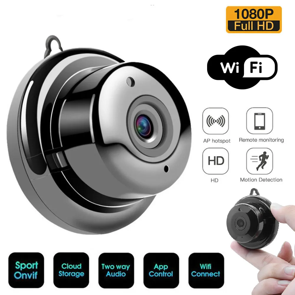 Мини камера видеонаблюдения 1080P Wi Fi ИК ночное видение|Компактные видеокамеры| |