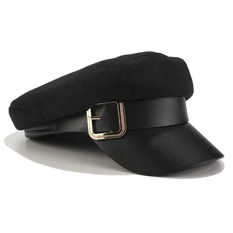 SAGACE пряжка для ремня темно-синяя шляпа Ретро Кепка уличная плоская кепка