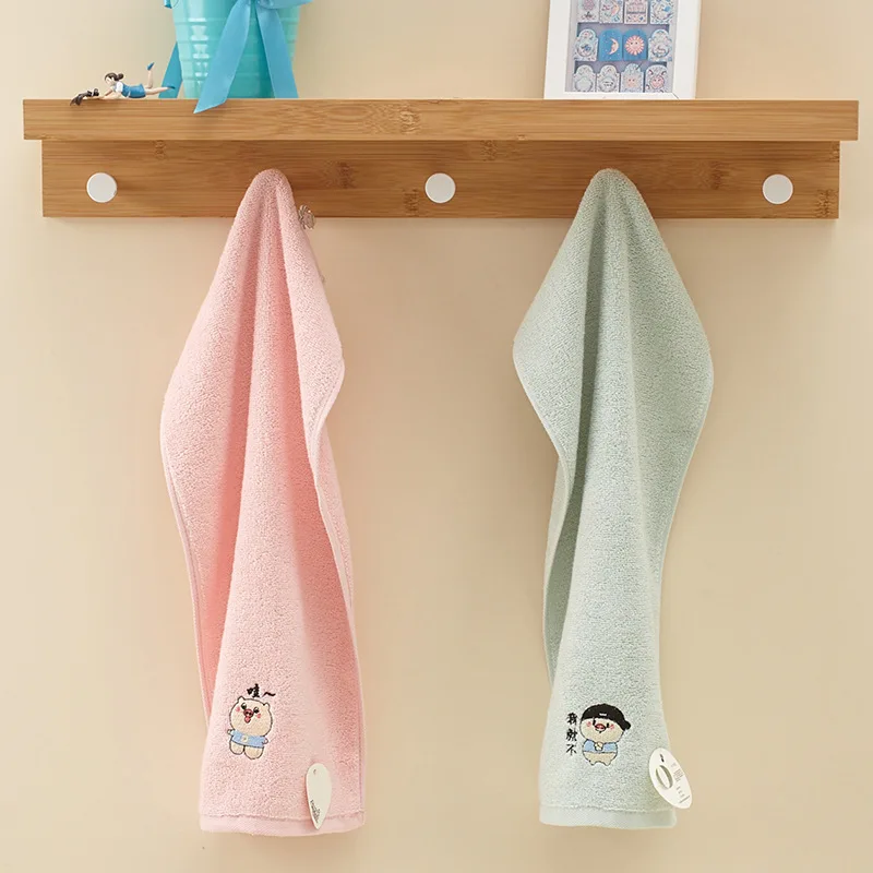 Полотенца прямоугольные из чистого хлопка многофункциональные Мультяшные