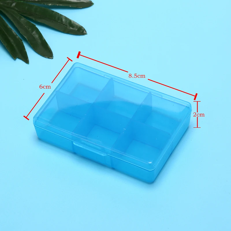 

7 Day Pill Medicine Tablet Pill Case Box Splitters Dispenser Organizer Case 6 Compartment Clear Pill Box Container For Medicine